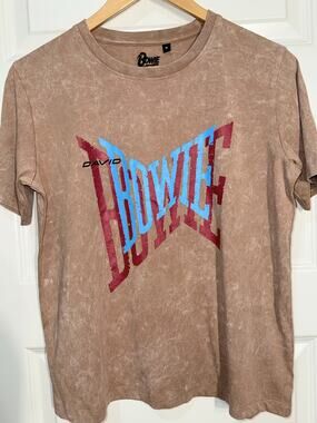 David Bowie Concert T-Shirt, Unisex Tee Size M
